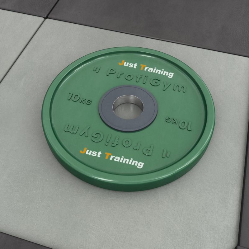 Олимпийский диск Profigym 10 кг зеленый